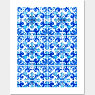 Azulejo #2 — Portuguese tilework Posters and Art